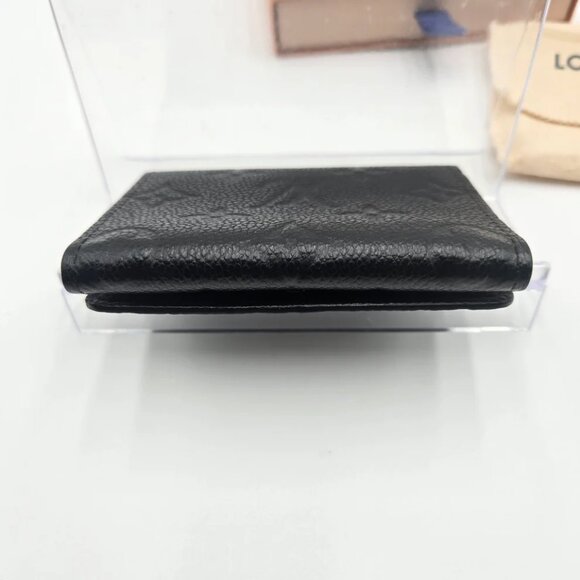 Louis Vuitton Wallet Coin Case Monogram Empreinte Porte Monnaie Rosari Noir - Picture 4 of 16